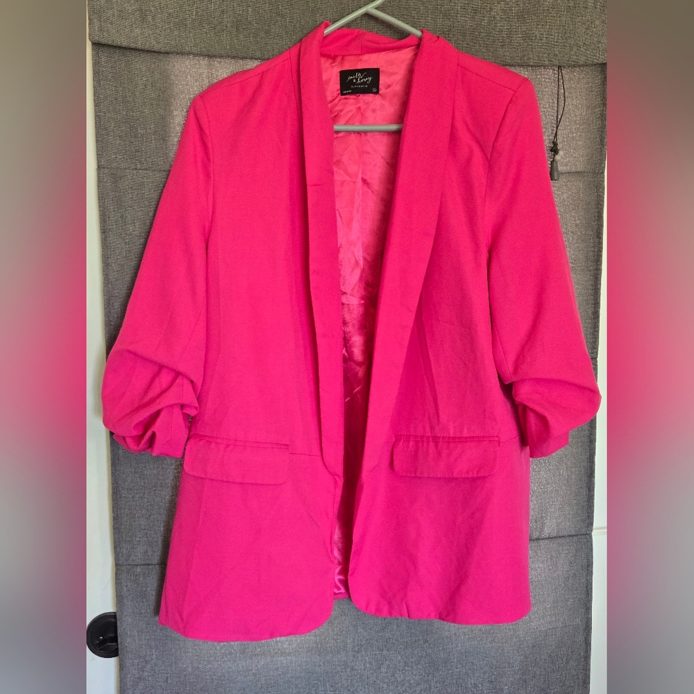 Milk & Honey Hot Pink Blazer Size XL